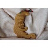 Moon Santa with pipe