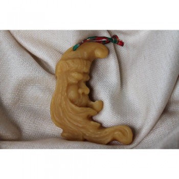 Moon Santa with pipe