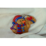 Cheery Snowman, painted