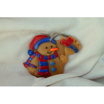 Cheery Snowman, painted